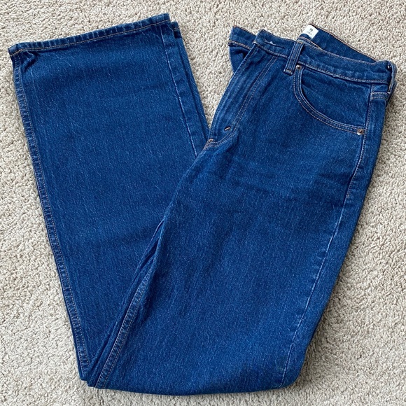 Abercrombie & Fitch Deep Blue Straight Jeans - Picture 1 of 3